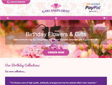 Tablet Screenshot of garlandfloristjakarta.com